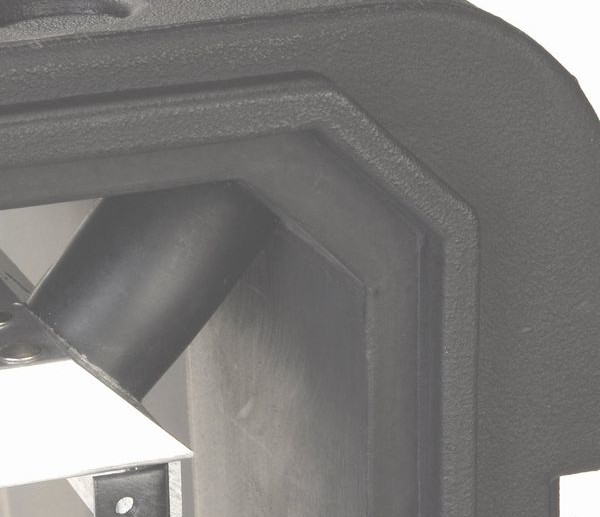 Rack mount case with shock isolator